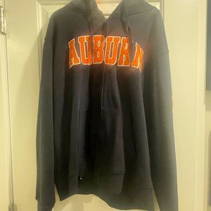 Auburn hooded FULL ZIP sweatshirt/hoodie embroidered Size XL